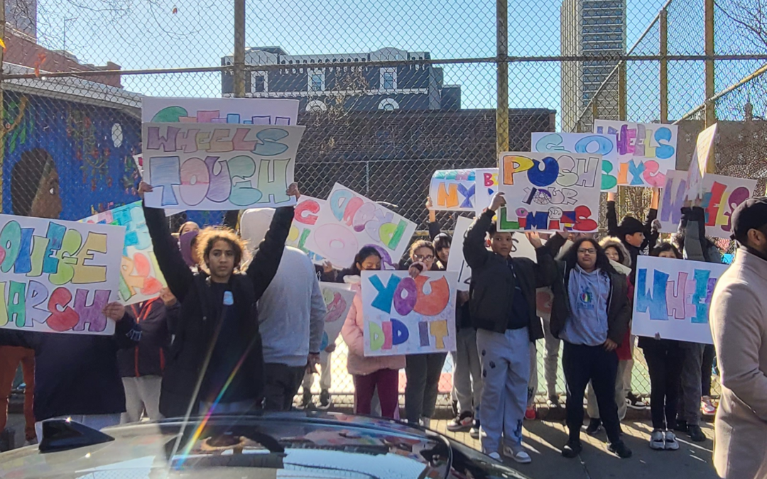 NY1 Noticias Captures the Excitement of WHEELS’ College March